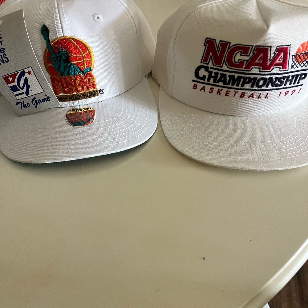 The Game White NCAA Championship 1991 & 1996 Caps